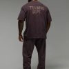 The Washed Brown "Training Dept." Oversized Tee