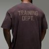 The Washed Brown "Training Dept." Oversized Tee