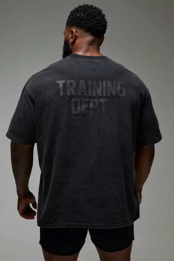 The Washed Brown "Training Dept." Oversized Tee
