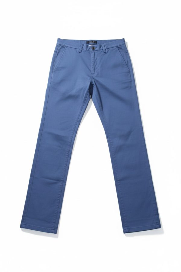 Zara Men's Blue Slim-Fit Dress Pants