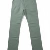 Zara Men's Olive Green Slim-Fit Dress Pants