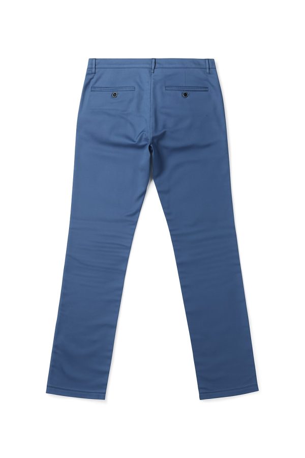 Zara Men's Blue Slim-Fit Dress Pants